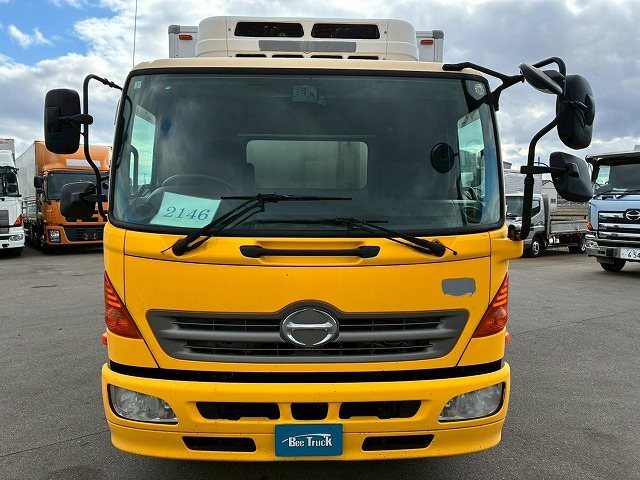 2146 TKG-FD7JKAG  H24 日野 レンジャー 冷蔵冷凍車 フルキャブ/ベッド付き 後輪エアサス 東芝 TOSHIBAキャリア -30℃低温設定 スタンバイ装置 キーストンフロア ジョロダーレール 6速 MT マニュアル 4t 8t 中型 冷凍バン チルド（9枚目）