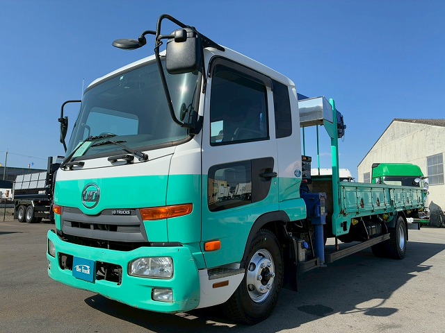 2171 TKG-MK38L  保証対象車両 H27 UDトラックス コンドル 4段クレーン フルキャブ/ベッド付き タダノ TADANO ラジコン フックイン 215馬力 6速 MT マニュアル 4t 8t 中型 ユニック車 カーゴクレーン（8枚目）