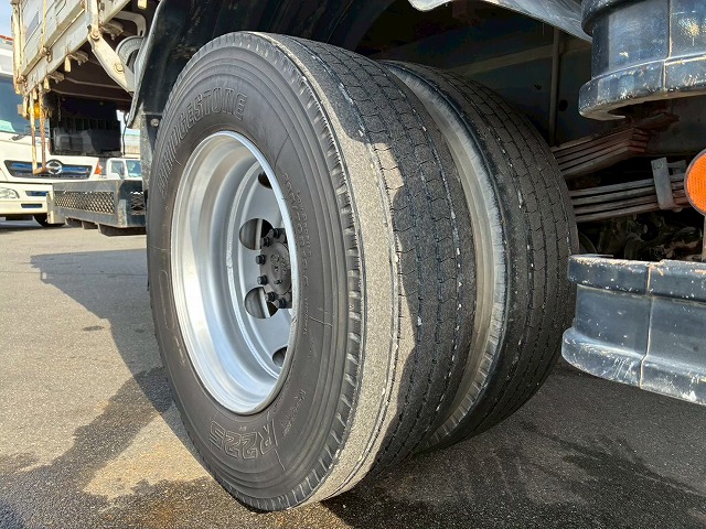 K-2117 2KG-FE2ABA  保証対象車両 H30 日野 増トンレンジャー 4段クレーン ワンオーナー フルキャブ/ベッド付き 古河ユニック UNIC 2.93t ラジコン フックイン 角足アウトリガー ジャッキ 240馬力 6速 MT マニュアル 7t 8t 14t 中型 大型 カーゴクレーン（84枚目）