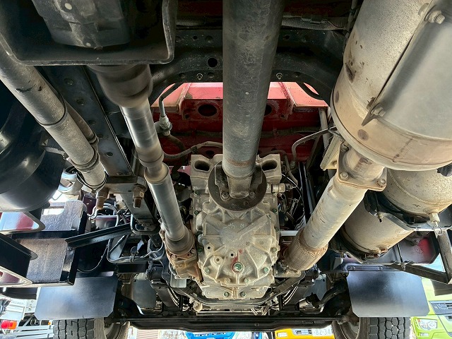 K-2117 2KG-FE2ABA  保証対象車両 H30 日野 増トンレンジャー 4段クレーン ワンオーナー フルキャブ/ベッド付き 古河ユニック UNIC 2.93t ラジコン フックイン 角足アウトリガー ジャッキ 240馬力 6速 MT マニュアル 7t 8t 14t 中型 大型 カーゴクレーン（91枚目）