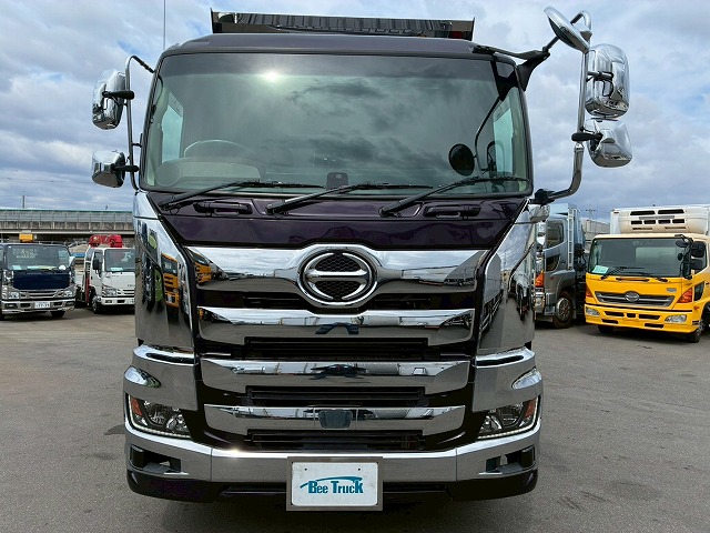 K-2160 2DG-FS1AGA  車検付 令和9年3月迄 R2 日野 プロフィア ダンプ ワンオーナー 6×4 3軸2デフ 永久磁石式リターダ 新明和工業 380馬力 7速 MT マニュアル 10t 20t 大型 土砂ダンプ（11枚目）