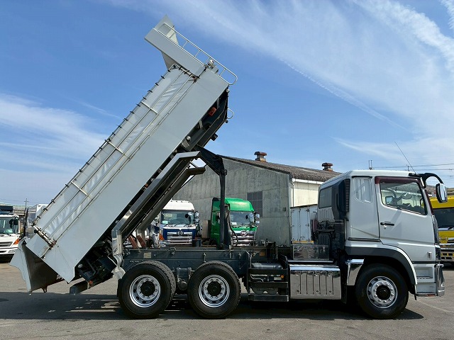 K-2176 2PG-FV70HX 車検付 令和8年8月迄 R1 三菱ふそう スーパーグレート 土砂禁ダンプ 新明和工業 9立米 510 220 電動コボレーン 394馬力 シフトパイロット AT セミオートマ 10t 20t 大型 深ダンプ(10枚目)