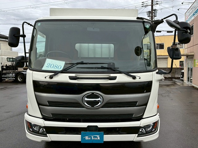 2080 2PG-FD2ABA  H30 日野 レンジャー アルミブロック フルキャブ ベッド付き 6200 フルワイド トランテックス 3.6トン積載 6速 MT マニュアル 4t 8t 中型 平ボディ（10枚目）