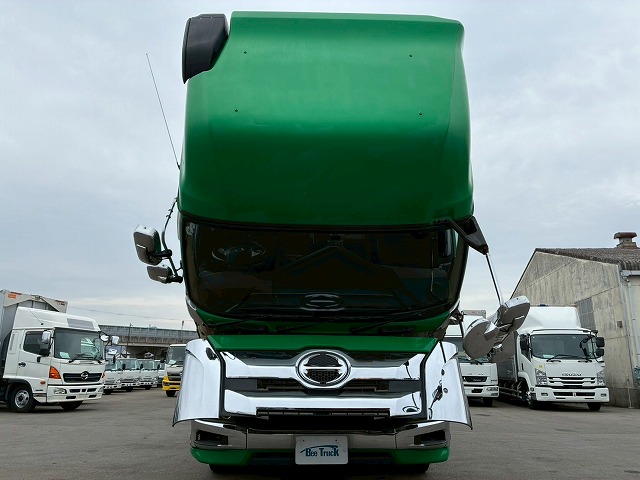 K-2111 2DG-SS1EKGG  検切れナンバー付き H30 日野 プロフィア トラクターヘッド ワンオーナー ハイルーフ 6×4 3軸2デフ 後輪エアサス 永久磁石式リターダ 450馬力 7速MT マニュアル 10t 53t 大型 牽引 2デフヘッド ダブルデフ（12枚目）