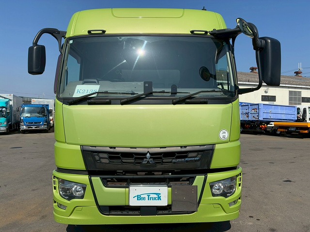 K-2138 2PG-FS74HZ  H31 三菱ふそう スーパーグレート アルミウイング ハイルーフ 8×4 4軸低床2デフ 後輪エアサス 日本フルハーフ シフトパイロット AT セミオートマ 10t 25t 大型 バン 箱車（10枚目）