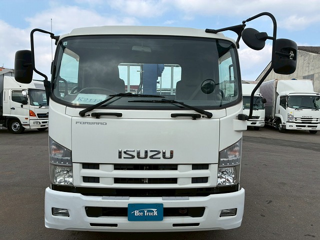 K-2113 TKG-FRR90S2  保証対象車両 車検付 令和9年2月迄 H26 いすゞ フォワード 4段クレーン ワンオーナー タダノ TADANO ラジコン フックイン 210馬力 6速 MT マニュアル 4t 8t 中型 ユニック車 カーゴクレーン（12枚目）