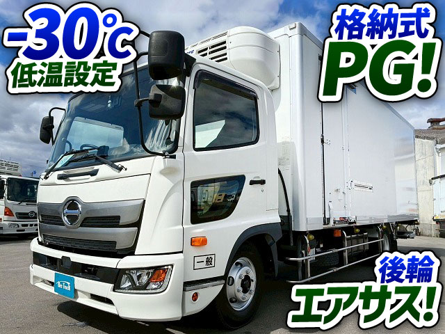 2185 2KG-FC2ABG  R2 日野 レンジャー 冷蔵冷凍車 PG 格納式パワーゲート ショートキャブ／ベッドレス 6200 フルワイド 後輪エアサス 東プレ -30℃低温設定 R452A 左サイド扉 210馬力 6速MT マニュアル 4t 8t 中型 冷凍バン 箱車（1枚目）