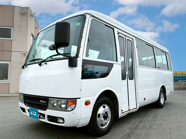 2182 TPG-BE640E H30 三菱ふそう ローザ マイクロバス 乗車定員 25人 折戸式自動扉 リアトランク 175馬力 デュオニック AT セミオートマ 小型 中型 送迎バス 観光バス(2枚目)