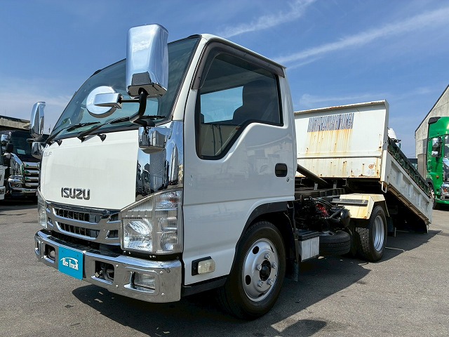 2181 TPG-NKR85AN  保証対象車両 R1 いすゞ エルフ ローダーダンプ 4ナンバー 3トン積載 新明和工業 150馬力 6速MT マニュアル 3t 6.5t 小型 スライドダンプ 重機運搬車（3枚目）