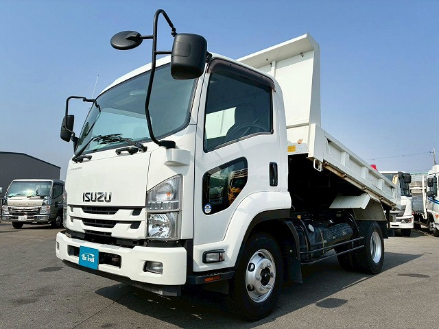 K-2189  保証対象車両 H28 フォワードダンプ ショートキャブ／ベッドレス 新明和工業 190馬力 6速 MT マニュアル 4t 8t 中型 土砂ダンプ ナンバー付き（3枚目）