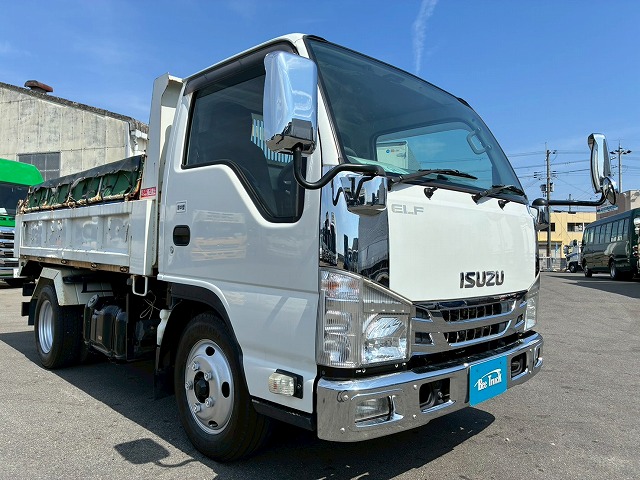 2181 TPG-NKR85AN  保証対象車両 R1 いすゞ エルフ ローダーダンプ 4ナンバー 3トン積載 新明和工業 150馬力 6速MT マニュアル 3t 6.5t 小型 スライドダンプ 重機運搬車（12枚目）