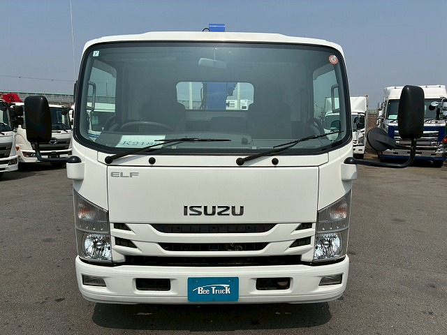 K-2188 TRG-NPR85AR  車検付 令和8年7月迄 保証対象車両 H28 いすゞ エルフ 4段クレーン TADANO タダノ ラジコン フックイン 2.63t ワイド ロング 150馬力 6速MT マニュアル 2t 6t 小型 ユニック車 カーゴクレーン（12枚目）