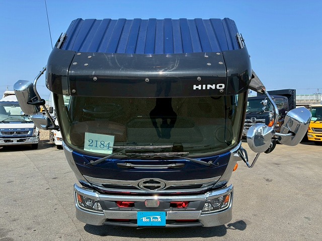 2184 2KG-FC2ABA  車検付 令和8年10月迄 R1 日野 レンジャー 脱着装置付コンテナ専用車 新明和工業 アームロール ツインホイスト リアジャッキ 210馬力 6速MT マニュアル 4t 8t 中型 特装車（13枚目）