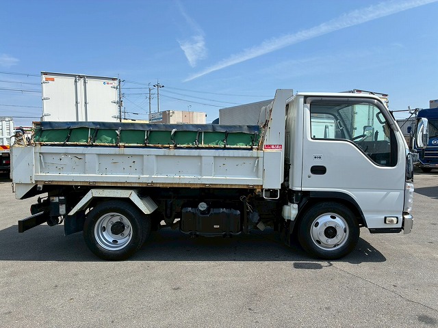 2181 TPG-NKR85AN  保証対象車両 R1 いすゞ エルフ ローダーダンプ 4ナンバー 3トン積載 新明和工業 150馬力 6速MT マニュアル 3t 6.5t 小型 スライドダンプ 重機運搬車（14枚目）