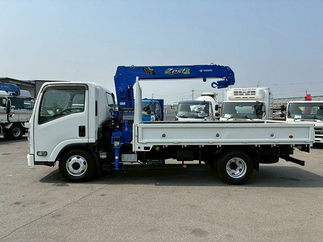 K-2188 TRG-NPR85AR  車検付 令和8年7月迄 保証対象車両 H28 いすゞ エルフ 4段クレーン TADANO タダノ ラジコン フックイン 2.63t ワイド ロング 150馬力 6速MT マニュアル 2t 6t 小型 ユニック車 カーゴクレーン（13枚目）