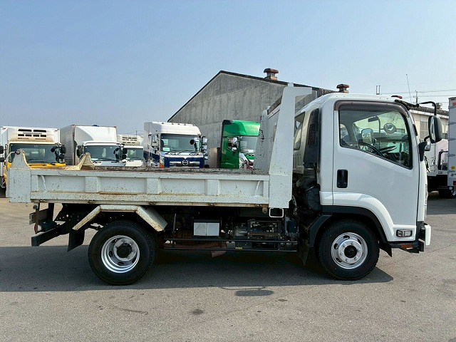 K-2189  保証対象車両 H28 フォワードダンプ ショートキャブ／ベッドレス 新明和工業 190馬力 6速 MT マニュアル 4t 8t 中型 土砂ダンプ ナンバー付き（13枚目）