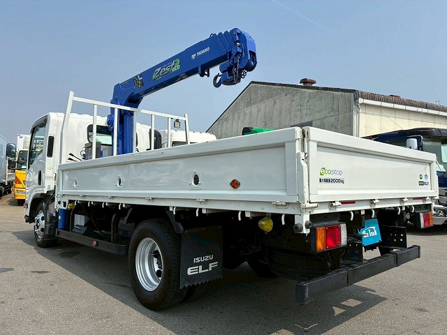 K-2188 TRG-NPR85AR  車検付 令和8年7月迄 保証対象車両 H28 いすゞ エルフ 4段クレーン TADANO タダノ ラジコン フックイン 2.63t ワイド ロング 150馬力 6速MT マニュアル 2t 6t 小型 ユニック車 カーゴクレーン（16枚目）