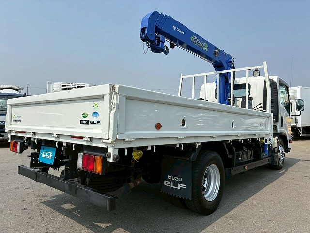 K-2188 TRG-NPR85AR  車検付 令和8年7月迄 保証対象車両 H28 いすゞ エルフ 4段クレーン TADANO タダノ ラジコン フックイン 2.63t ワイド ロング 150馬力 6速MT マニュアル 2t 6t 小型 ユニック車 カーゴクレーン（17枚目）