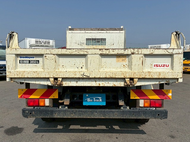 K-2189  保証対象車両 H28 フォワードダンプ ショートキャブ／ベッドレス 新明和工業 190馬力 6速 MT マニュアル 4t 8t 中型 土砂ダンプ ナンバー付き（17枚目）