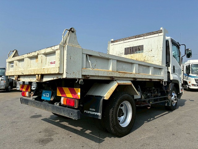 K-2189  保証対象車両 H28 フォワードダンプ ショートキャブ／ベッドレス 新明和工業 190馬力 6速 MT マニュアル 4t 8t 中型 土砂ダンプ ナンバー付き（20枚目）