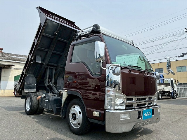 K-2191 TKG-NJR85AD  保証対象車両 車検付 令和9年4月迄 H26 いすゞ エルフ ダンプ 4ナンバー 極東開発工業 2トン積載 5トン限定・準中型免許 150馬力 5速MT マニュアル 2t 5t 小型 土砂ダンプ（25枚目）