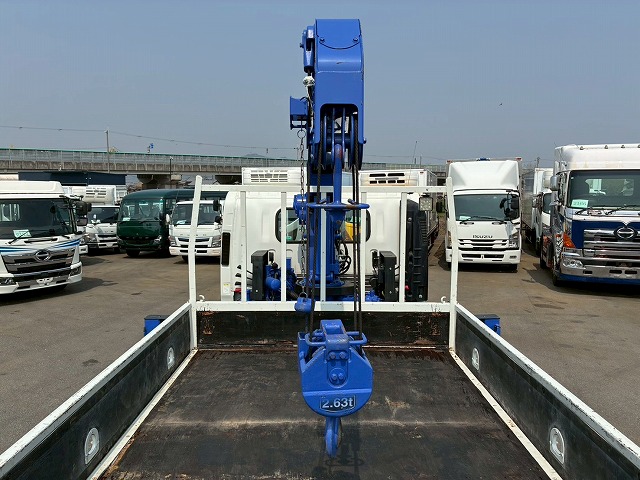 K-2188 TRG-NPR85AR  車検付 令和8年7月迄 保証対象車両 H28 いすゞ エルフ 4段クレーン TADANO タダノ ラジコン フックイン 2.63t ワイド ロング 150馬力 6速MT マニュアル 2t 6t 小型 ユニック車 カーゴクレーン（25枚目）