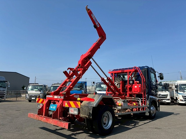 2184 2KG-FC2ABA  車検付 令和8年10月迄 R1 日野 レンジャー 脱着装置付コンテナ専用車 新明和工業 アームロール ツインホイスト リアジャッキ 210馬力 6速MT マニュアル 4t 8t 中型 特装車（26枚目）