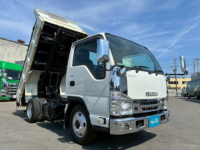 2181 TPG-NKR85AN  保証対象車両 R1 いすゞ エルフ ローダーダンプ 4ナンバー 3トン積載 新明和工業 150馬力 6速MT マニュアル 3t 6.5t 小型 スライドダンプ 重機運搬車（29枚目）