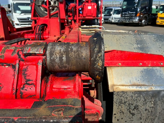 2184 2KG-FC2ABA  車検付 令和8年10月迄 R1 日野 レンジャー 脱着装置付コンテナ専用車 新明和工業 アームロール ツインホイスト リアジャッキ 210馬力 6速MT マニュアル 4t 8t 中型 特装車（31枚目）