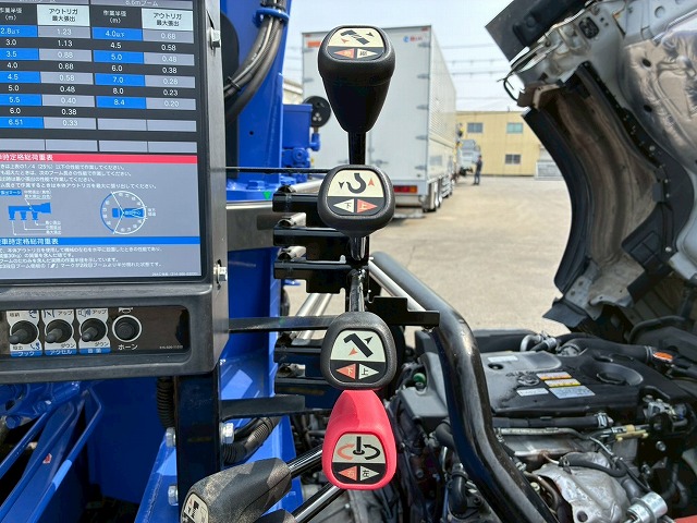 K-2188 TRG-NPR85AR  車検付 令和8年7月迄 保証対象車両 H28 いすゞ エルフ 4段クレーン TADANO タダノ ラジコン フックイン 2.63t ワイド ロング 150馬力 6速MT マニュアル 2t 6t 小型 ユニック車 カーゴクレーン（34枚目）