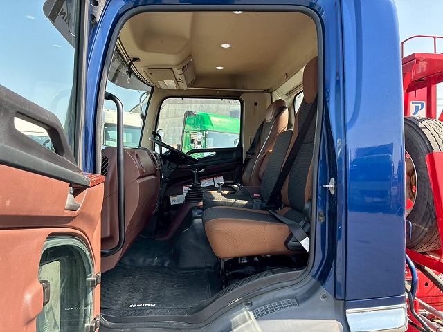 2184 2KG-FC2ABA  車検付 令和8年10月迄 R1 日野 レンジャー 脱着装置付コンテナ専用車 新明和工業 アームロール ツインホイスト リアジャッキ 210馬力 6速MT マニュアル 4t 8t 中型 特装車（36枚目）