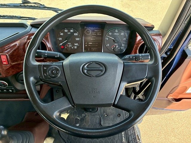 2184 2KG-FC2ABA  車検付 令和8年10月迄 R1 日野 レンジャー 脱着装置付コンテナ専用車 新明和工業 アームロール ツインホイスト リアジャッキ 210馬力 6速MT マニュアル 4t 8t 中型 特装車（37枚目）