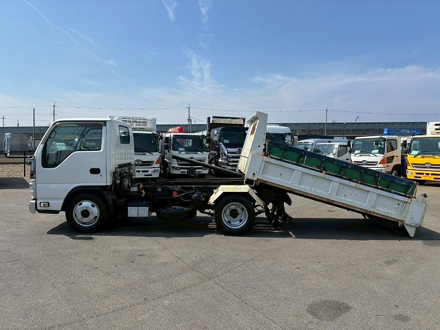2181 TPG-NKR85AN  保証対象車両 R1 いすゞ エルフ ローダーダンプ 4ナンバー 3トン積載 新明和工業 150馬力 6速MT マニュアル 3t 6.5t 小型 スライドダンプ 重機運搬車（45枚目）