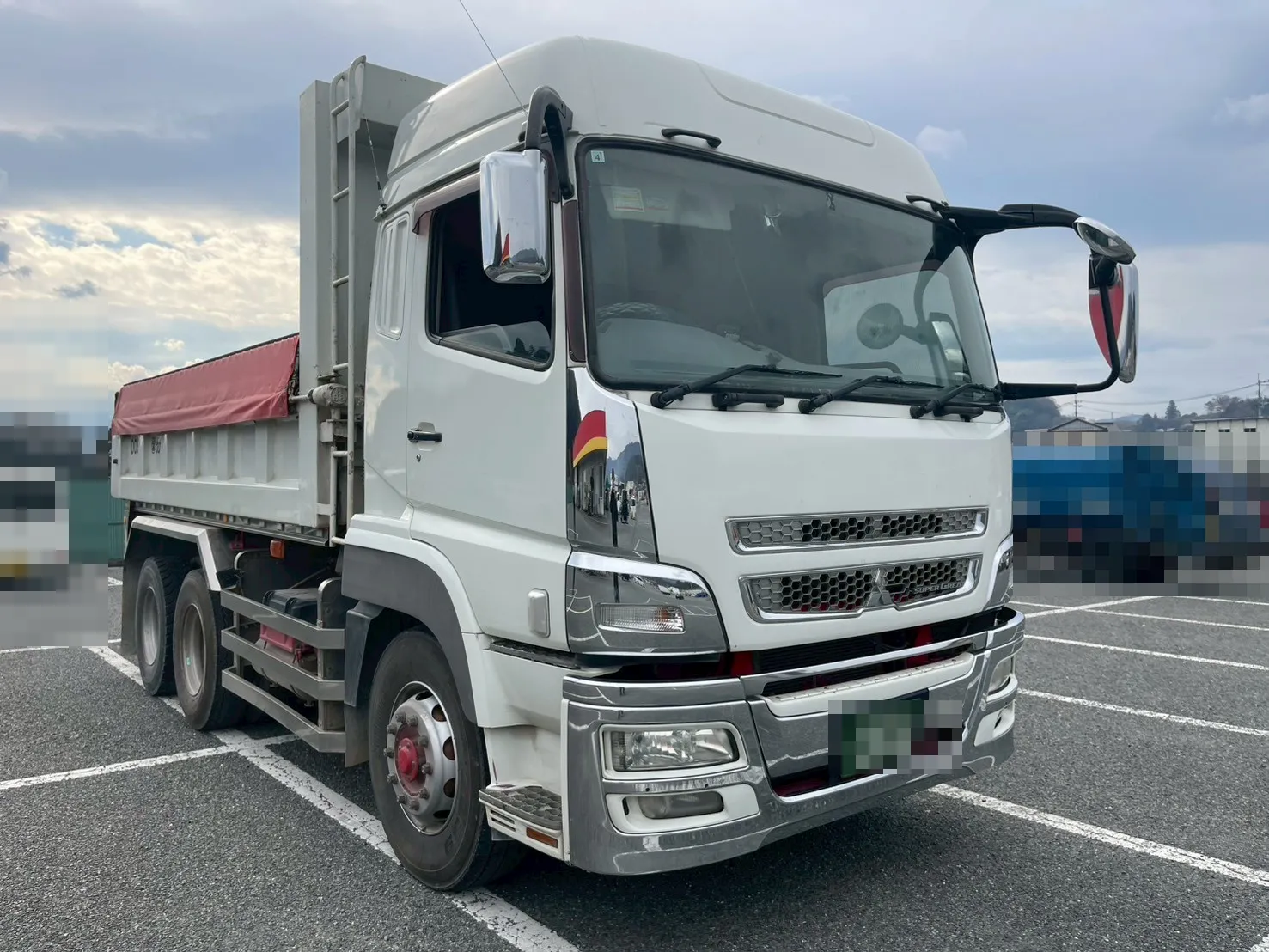 三菱ふそうスーパーグレート（QKG-FV50VX）大型ダンプ・平成25年式を買取りした画像