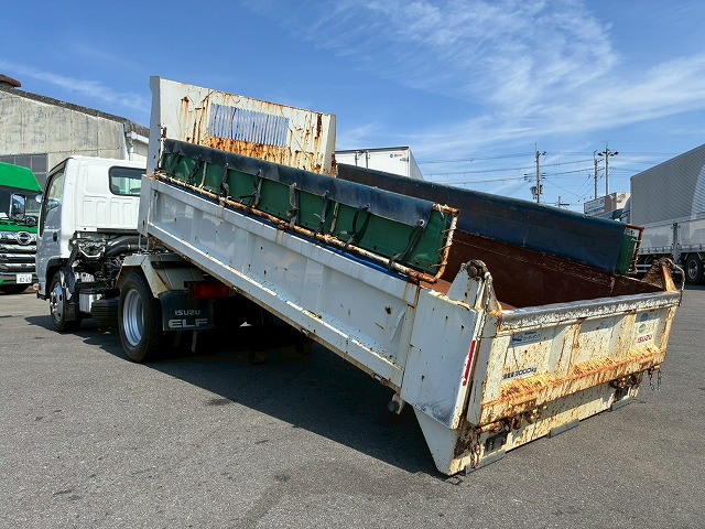 2181 TPG-NKR85AN  保証対象車両 R1 いすゞ エルフ ローダーダンプ 4ナンバー 3トン積載 新明和工業 150馬力 6速MT マニュアル 3t 6.5t 小型 スライドダンプ 重機運搬車（8枚目）