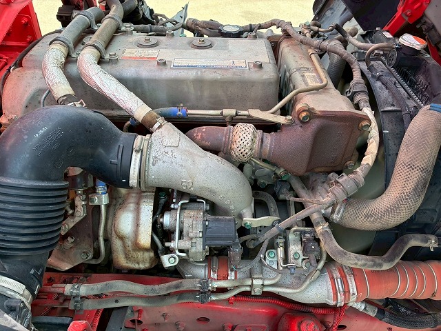 2184 2KG-FC2ABA  車検付 令和8年10月迄 R1 日野 レンジャー 脱着装置付コンテナ専用車 新明和工業 アームロール ツインホイスト リアジャッキ 210馬力 6速MT マニュアル 4t 8t 中型 特装車（62枚目）