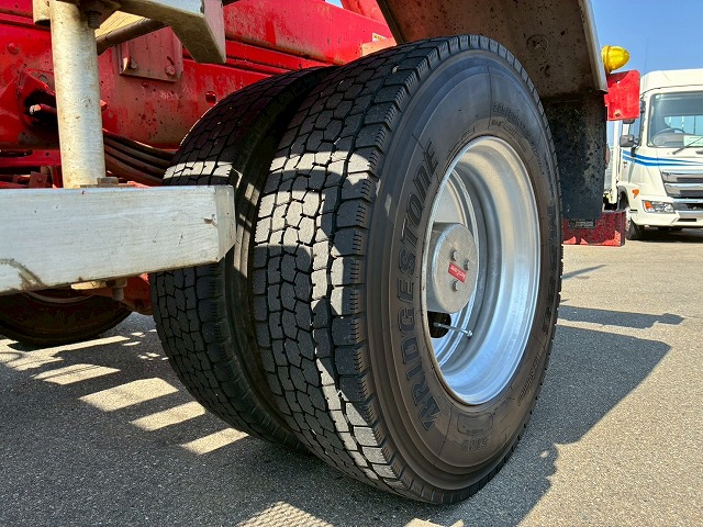 2184 2KG-FC2ABA  車検付 令和8年10月迄 R1 日野 レンジャー 脱着装置付コンテナ専用車 新明和工業 アームロール ツインホイスト リアジャッキ 210馬力 6速MT マニュアル 4t 8t 中型 特装車（67枚目）