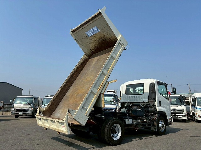 K-2189  保証対象車両 H28 フォワードダンプ ショートキャブ／ベッドレス 新明和工業 190馬力 6速 MT マニュアル 4t 8t 中型 土砂ダンプ ナンバー付き（8枚目）