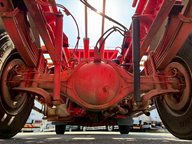 2184 2KG-FC2ABA  車検付 令和8年10月迄 R1 日野 レンジャー 脱着装置付コンテナ専用車 新明和工業 アームロール ツインホイスト リアジャッキ 210馬力 6速MT マニュアル 4t 8t 中型 特装車（74枚目）