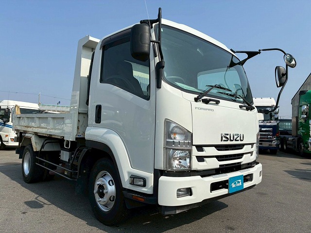 K-2189  保証対象車両 H28 フォワードダンプ ショートキャブ／ベッドレス 新明和工業 190馬力 6速 MT マニュアル 4t 8t 中型 土砂ダンプ ナンバー付き（10枚目）